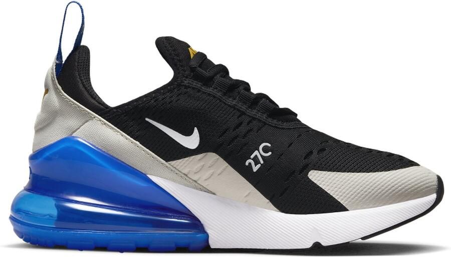 Nike air Max 270 (GS) Black White game royal - Foto 7