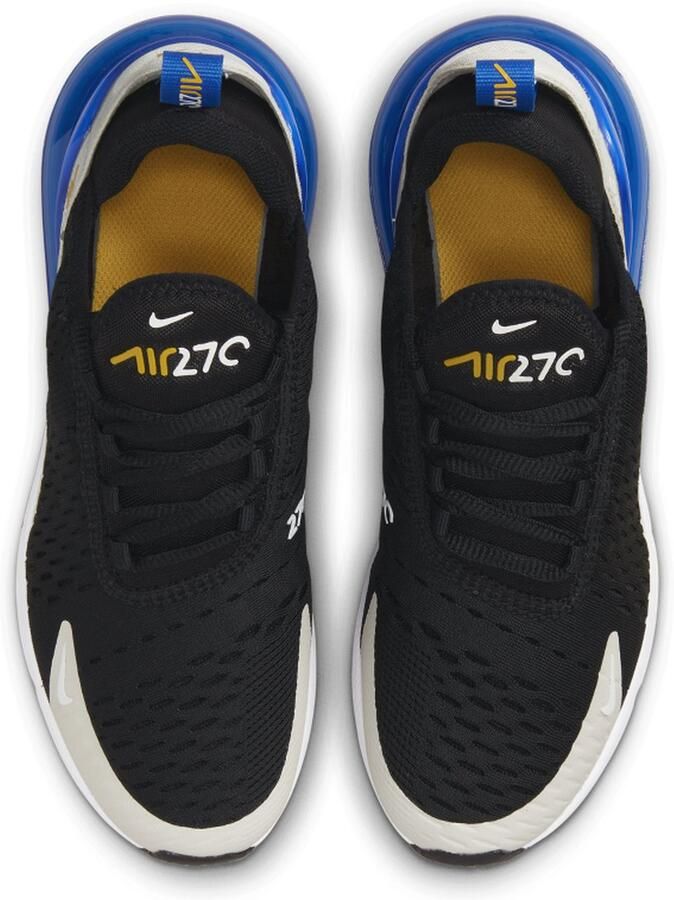 Nike air Max 270 (GS) Black White game royal - Foto 5