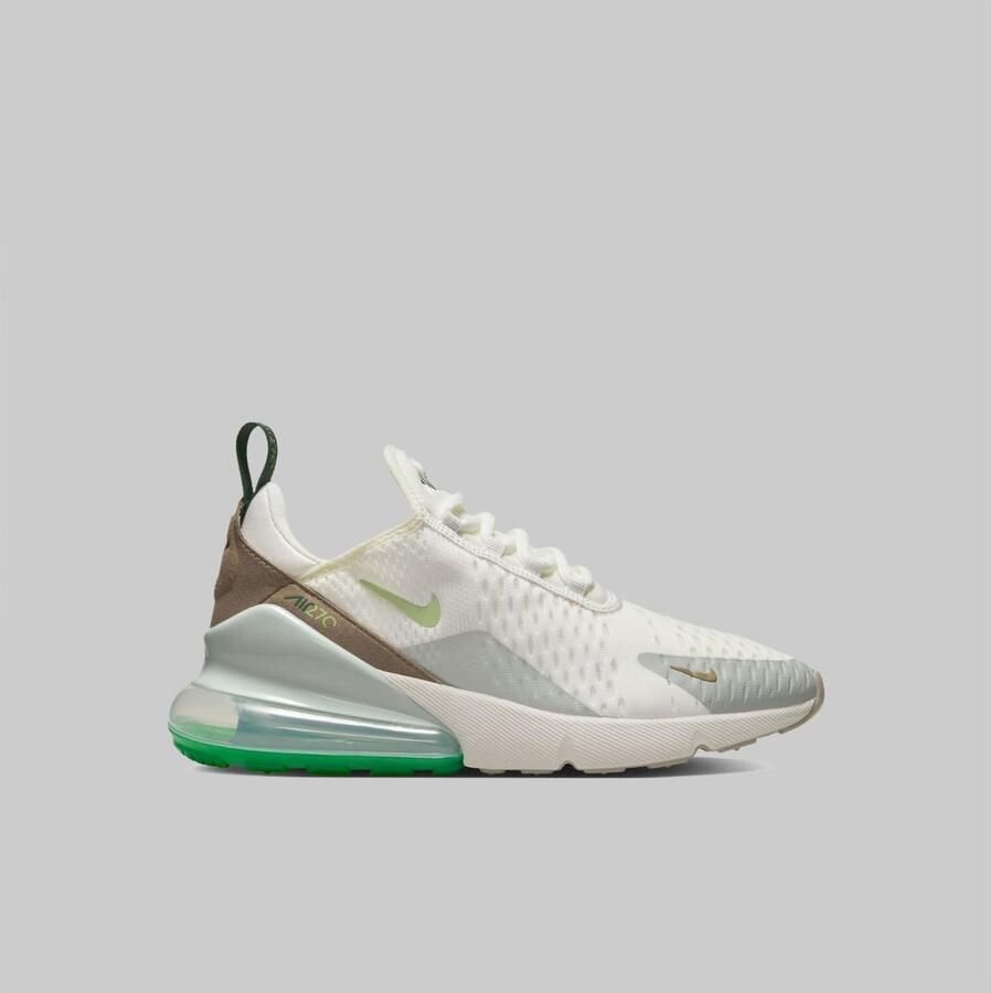 Nike Air Max 270 Wit Beige Groen Sneakers Dames DOOS ZONDER DEKSEL - Foto 2