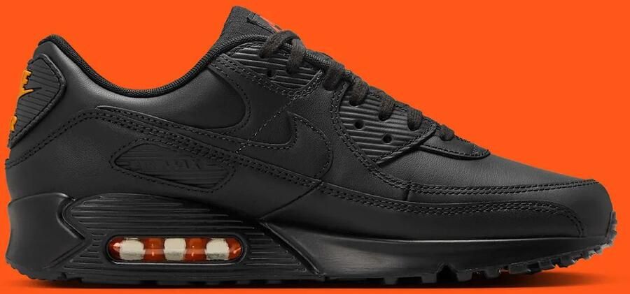 Nike Sneakers Air Max 90 Black Safety Orange - Foto 2
