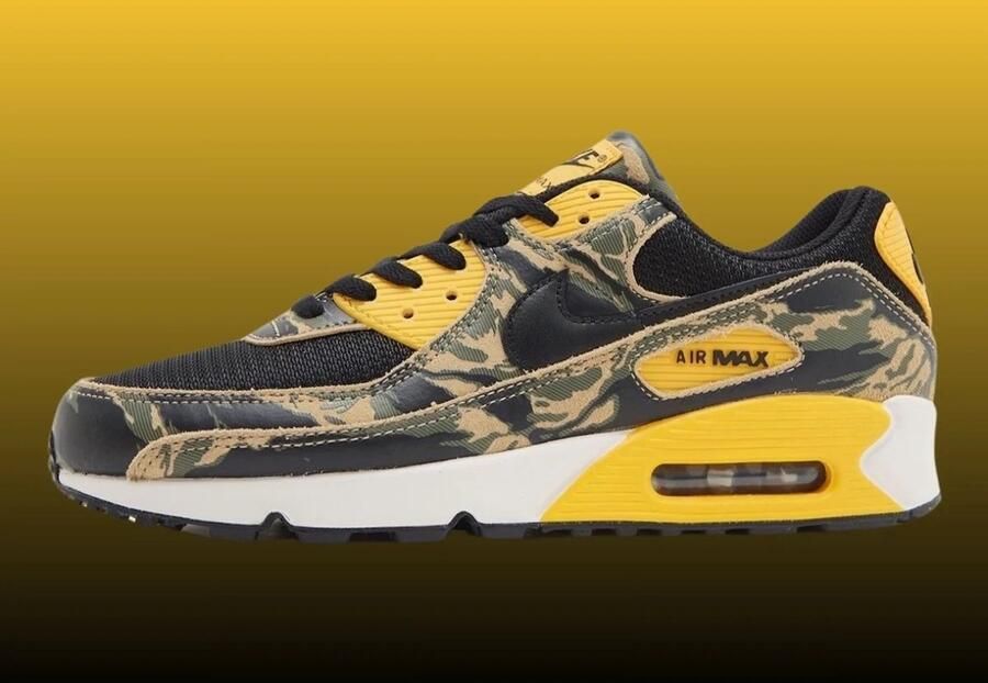 Nike Sneakers Air Max 90 Camo Pack University Gold
