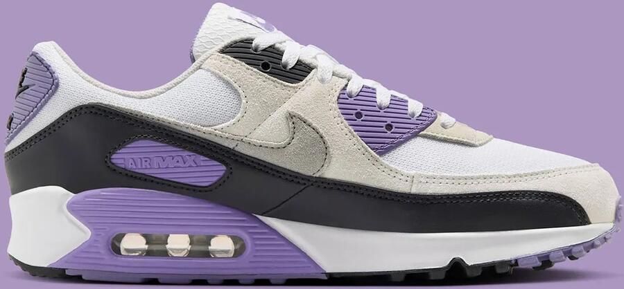 Nike Air Max 90 White Dusty Amethyst Photon Dust Light Smoke Grey
