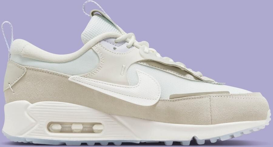 Nike Air Max 90 Futura Grey White Sneakers Dames Doos Zonder Deksel - Foto 3