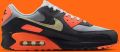 Nike Sneakers Air Max 90 Hyper Crimson Limelight - Lichtgrijs