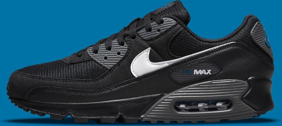 Nike Air Max 90 J22 Heren Sneakers Sport Casual Schoenen Zwart DR0145
