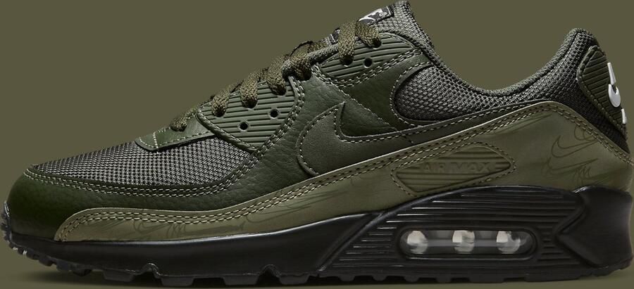 Nike Air Max 90 Cargo Khaki White Black Cargo Khaki- Cargo Khaki White Black Cargo Khaki