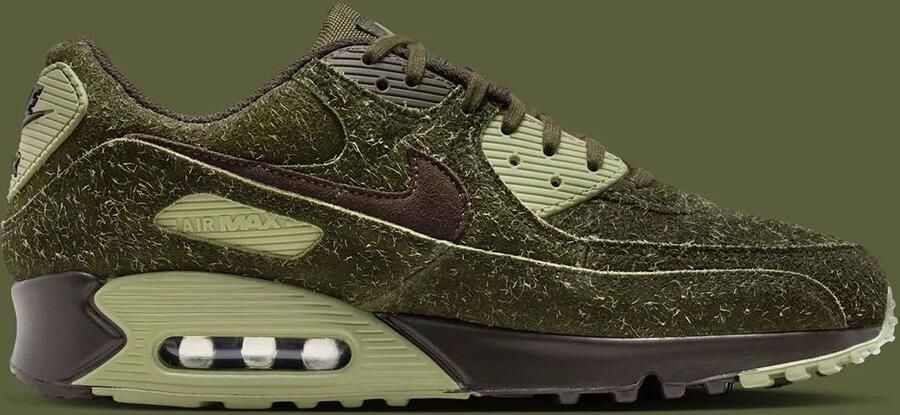Nike Herenschoenen met reflecterende accenten Air Max 90 Premium Groen- Heren Groen