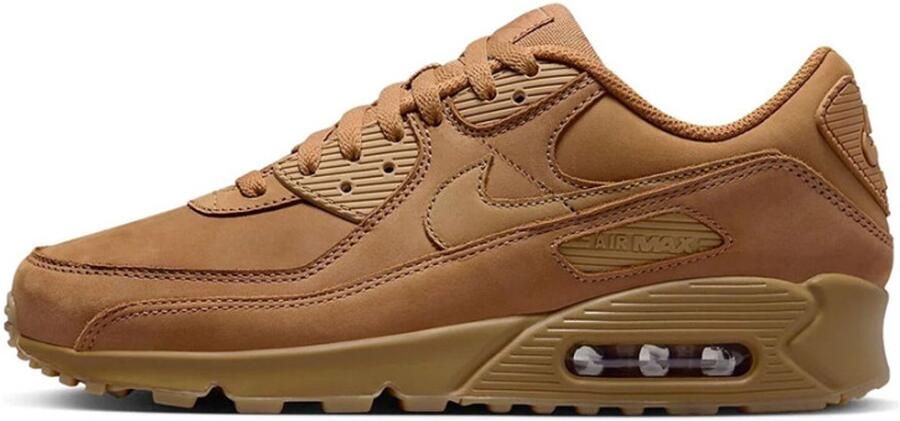 Nike Air Max 90 Premium 'Wheat' Sneakers Schoenen Leer Bruin FZ5102