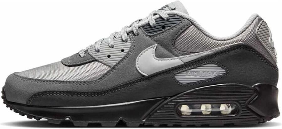 Nike Air Max 90 Grijs Zwart Sneakers Unisex Doos Zonder Deksel