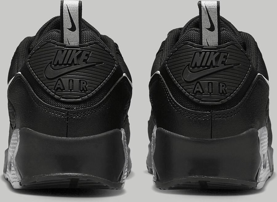 Nike Air Max 90 Zwart Silver Heren Sneaker DX8969 - Foto 4