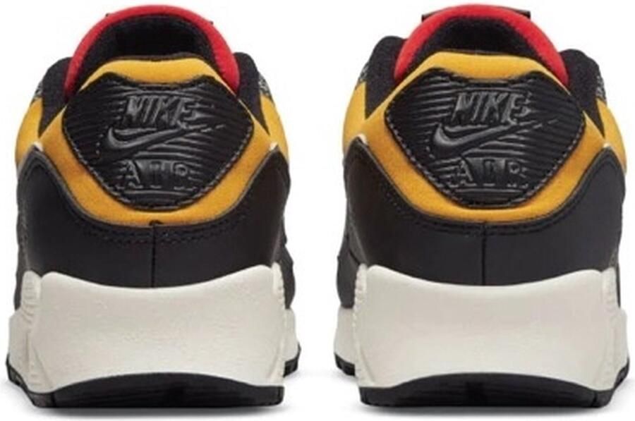 Nike Air Max 90 Special Edition Safari Zwart Rood Oranjegeel Sneakers Unisex Doos Zonder Deksel - Foto 4