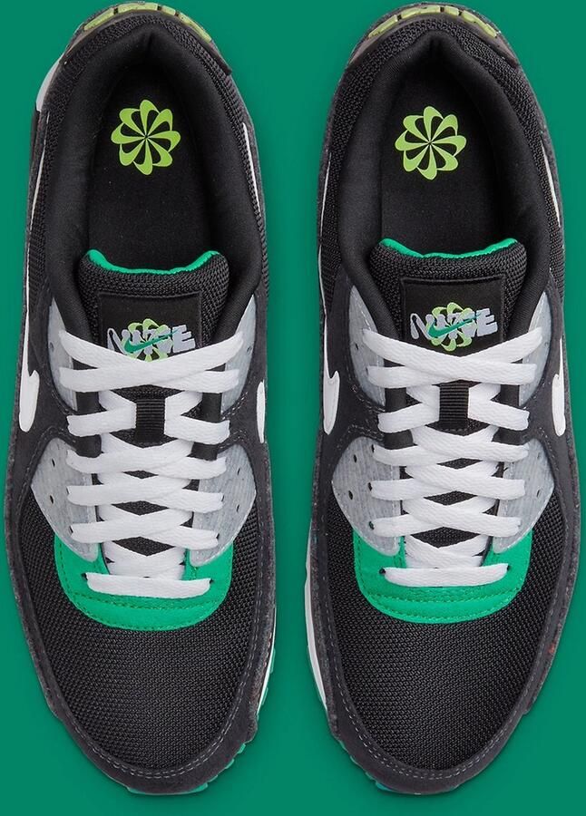 Nike Air Max 90 SE Black Stadium Green Ghost Green White - Foto 4