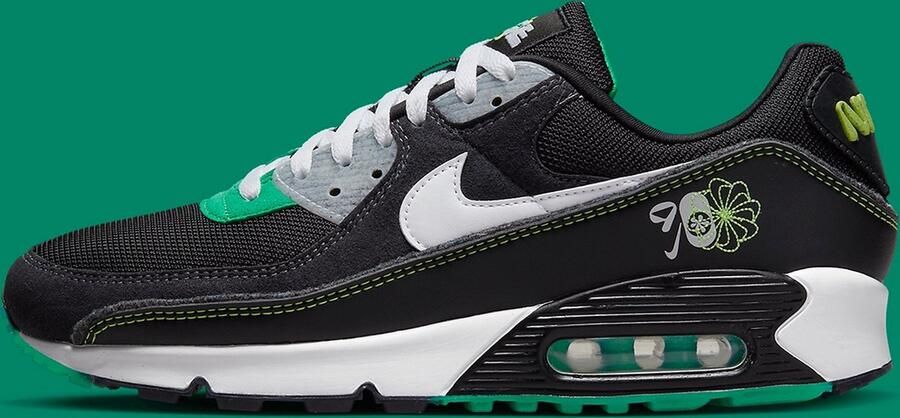 Nike Air Max 90 SE Black Stadium Green Ghost Green White - Foto 6