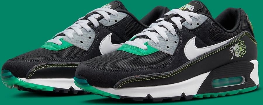 Nike Air Max 90 SE Black Stadium Green Ghost Green White - Foto 8