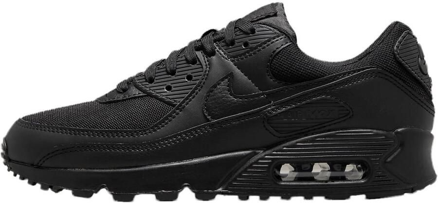 Nike Air Max 90 (W) Triple Black Sneakers Schoenen Casual Zwart DH8010 - Foto 3