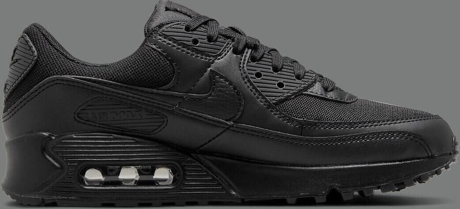 Nike Air Max 90 (W) Triple Black Sneakers Schoenen Casual Zwart DH8010