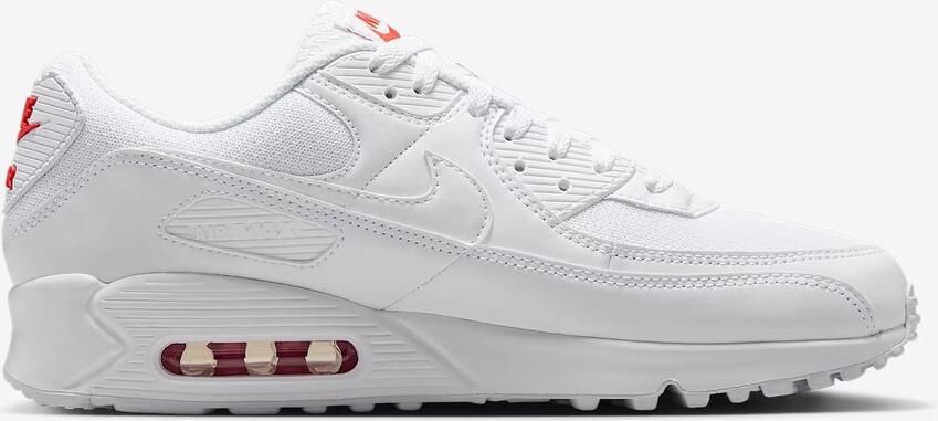 Nike Air Max 90 Sneakers Unisex Wit Light Crimson - Foto 2