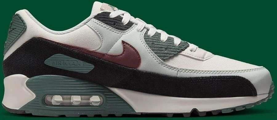 Nike Air Max 90 Vintage Phantom Sneakers Unisex Zwart Bruin Groen - Foto 2