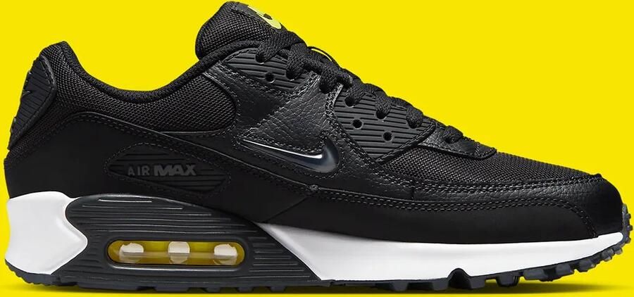 Nike air max 90 sneaker kleur zwart wit geel - Foto 2