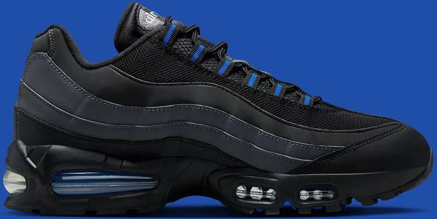Nike Air Max 95 OG Big Bubble Zwart Blauw Sneakers Heren Doos Zonder Deksel - Foto 3
