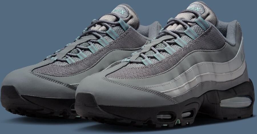 Nike Herenschoenen Air Max 95 Big Bubble 'OG' Grijs- Heren Grijs