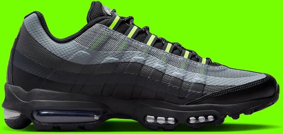 Nike Air Max 95 Ultra Herenschoenen Black Anthracite Iron Grey Volt- Heren Black Anthracite Iron Grey Volt - Foto 3