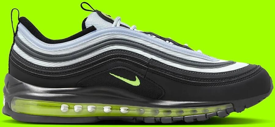 Nike Sneakers Air Max 97 Black Grey Volt