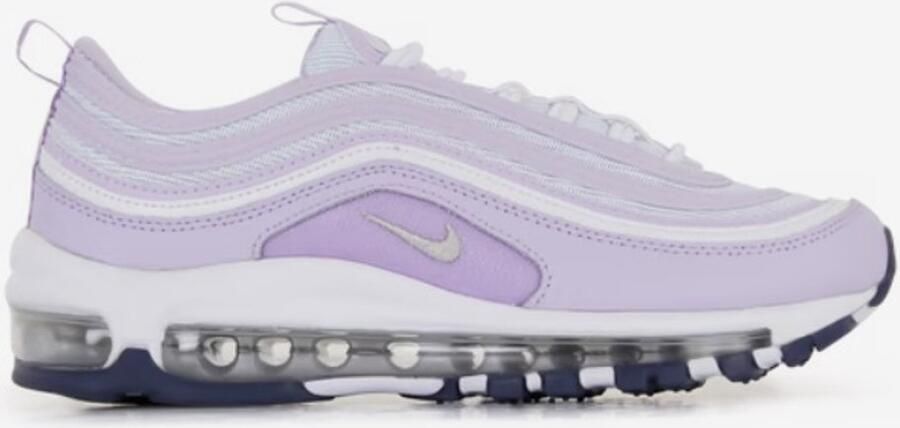 Nike Air Max 97 (gs) Running Schoenen white metallic silver violet frost maat: 36 beschikbare maaten:36.5 38 39