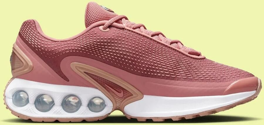 Nike Damesschoenen Air Max Dn Red Stardust Rose Whisper Rust Pink Canyon Rust- Dames Red Stardust Rose Whisper Rust Pink Canyon Rust