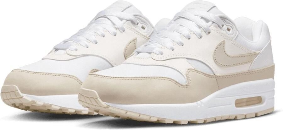 Nike Air Max 1 Premium Sneakers Casual schoenen Wit Beige Creme