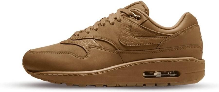 Nike Air Max 1 '87 Luxe 'Ale Brown' DV3888-200 bruin leer sneakers laag - Foto 4