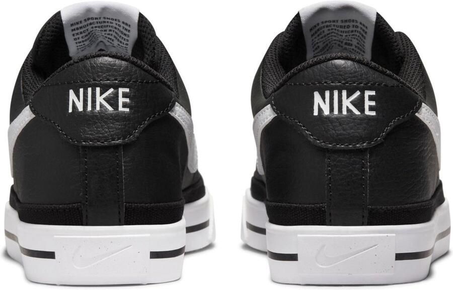 Nike Court Legacy NN Sneakers Black White Volt Team Orange Dames - Foto 7