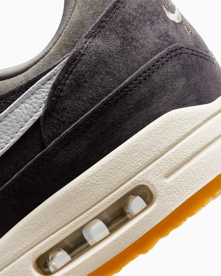 Nike Air Max 1 Premium 'Crepe Soft Grey' FD5088-001 sneakers laag grijs bruin zwart - Foto 2