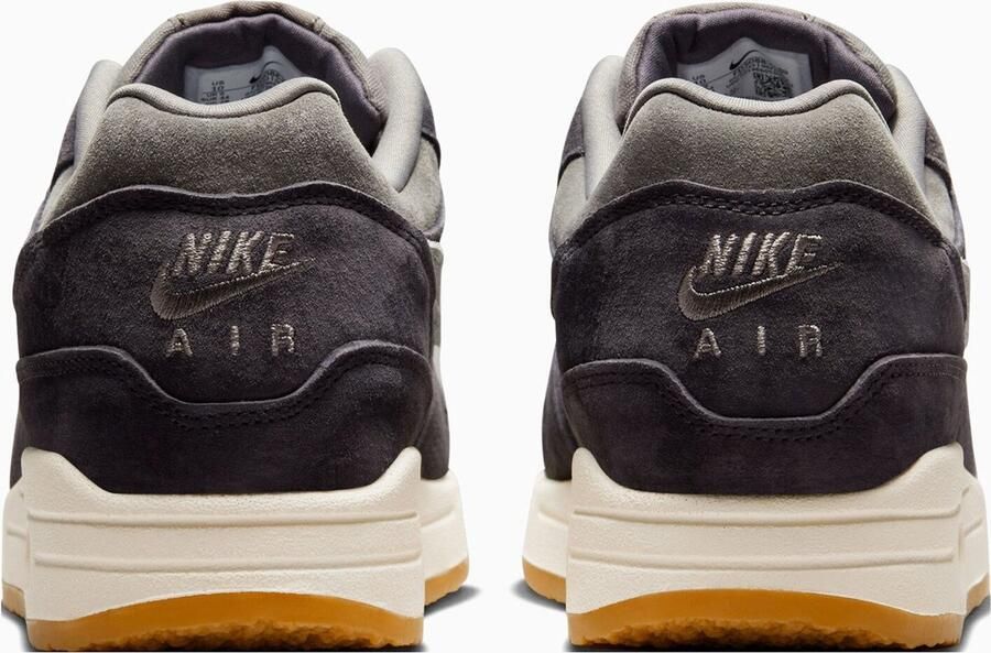 Nike Air Max 1 Premium 'Crepe Soft Grey' FD5088-001 sneakers laag grijs bruin zwart - Foto 5