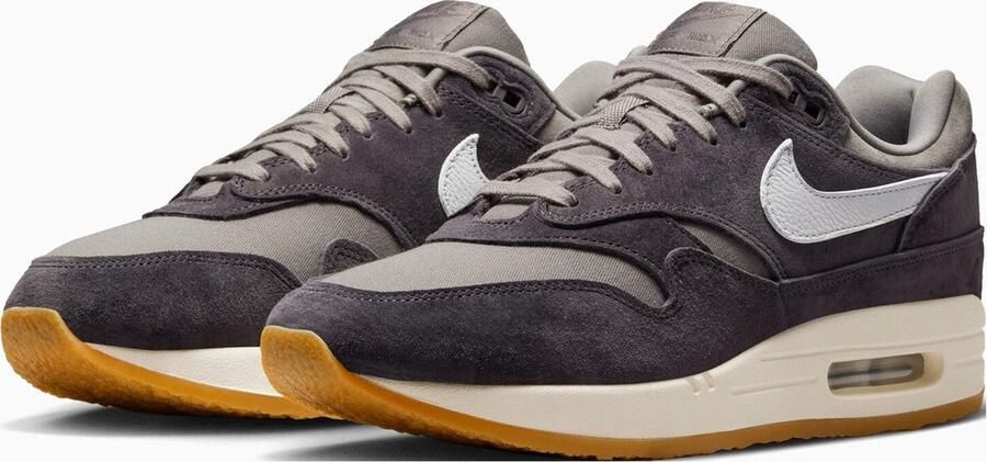 Nike Air Max 1 Premium 'Crepe Soft Grey' FD5088-001 sneakers laag grijs bruin zwart - Foto 8