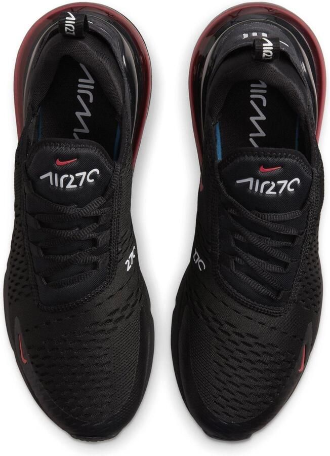 Nike Air Max 270 React Herenschoen Black White University Red- Heren Black White University Red - Foto 2