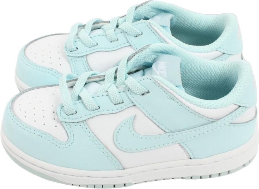 Nike schoenen voor baby's peuters Dunk Low White Glacier Blue White Glacier Blue