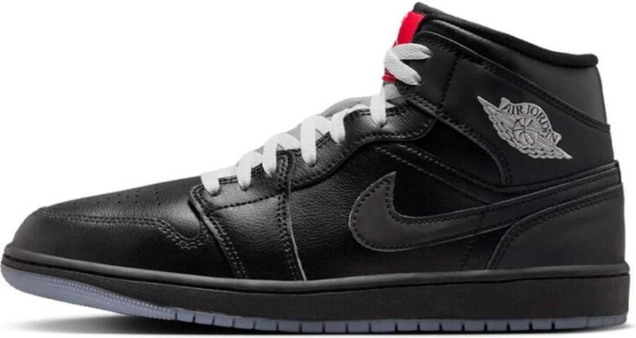 Nike Air Jordan 1 Mid SE Black Reimagined Sneakers Heren Doos Zonder Deksel - Foto 2