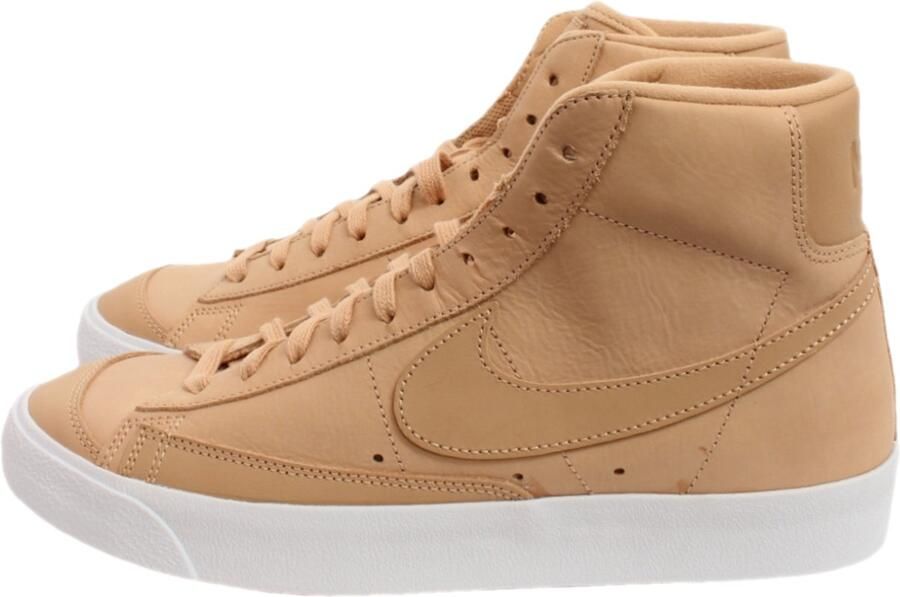 Nike Blazer Mid Premium (W) Dames Sneakers Schoenen Leer Beige DQ7572 - Foto 2
