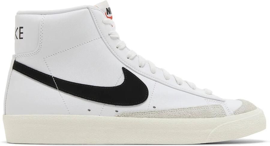 Nike Blazer Mid '77 (gs) Basketball Schoenen white black total orange 40 beschikbare maaten:36.5 37.5 38.5 40 - Foto 4