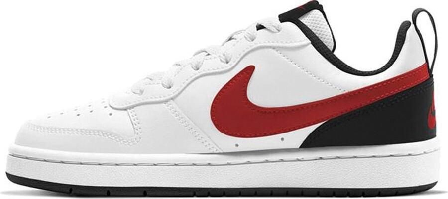 Nike Kids Nike Court Borough Low Kids Sneakers kleur wit rood - Foto 5