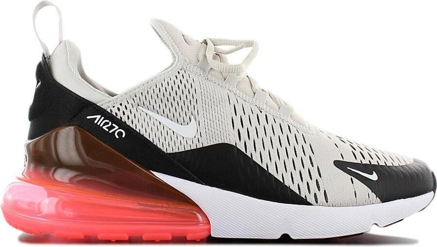 Nike Air Max 270 Men's Shoe Black Hot Punch White Light Bone- Heren Black Hot Punch White Light Bone - Foto 2
