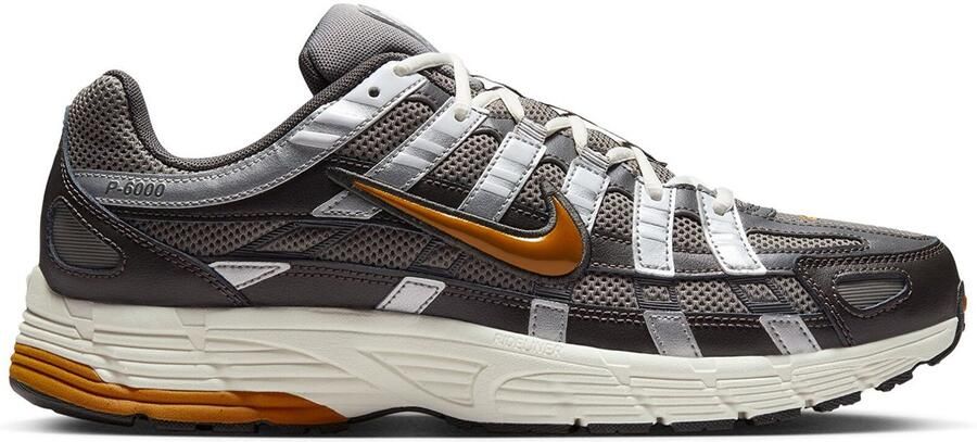 Nike Sneakers P-6000 White Metallic Silver Grey