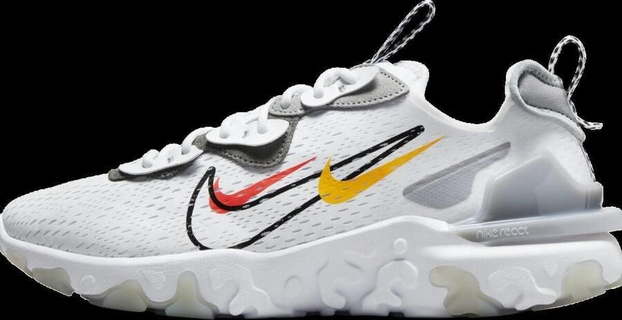 Nike React Vision White Light Smoke Grey Smoke Grey Black