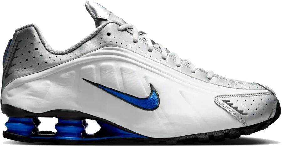 Nike Sneakers Shox R4 White Metallic Silver