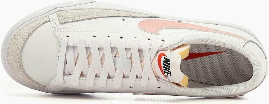 Nike Wmns Blazer Mid Basketball Schoenen white pink oxford black summit white maat: 36.5 beschikbare maaten:38.5 39 40.5 36.5 42 - Foto 15