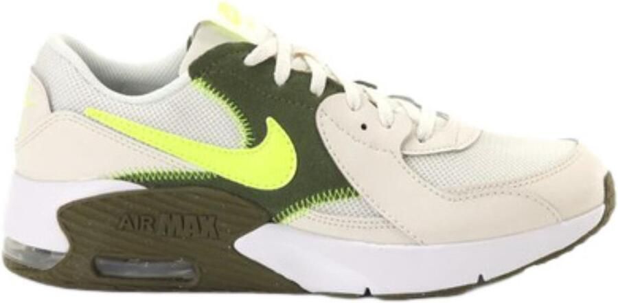 Nike air max excee sneakers groen geel kinderen