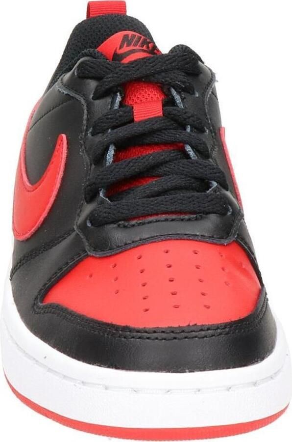 Nike Court Borough Low 2 (GS) leren sneaker zwart rood - Foto 4
