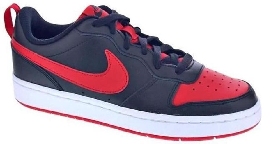 Nike Court Borough Low 2 (GS) leren sneaker zwart rood - Foto 5