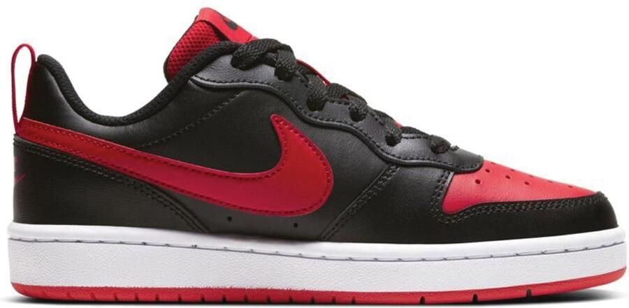 Nike Court Borough Low 2 (GS) leren sneaker zwart rood - Foto 7